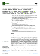 Dietary Patterns and Cognitive Decline in Older Adults: Findings from the Western Australia Memory Study