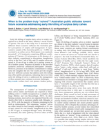 When is the problem truly "solved"? Australian public attitudes toward future scenarios addressing early life killing of surplus dairy calves