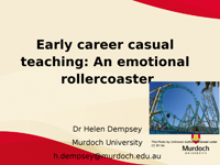 Early career casual teaching: An emotional rollercoaster​