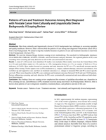 Patterns of Care and Treatment Outcomes Among Men Diagnosed with Prostate Cancer from Culturally and Linguistically Diverse Backgrounds: A Scoping Review