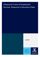 Shaping the Future of Employment Services: Response to Discussion Paper
