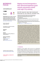 Mapping structural heterogeneity in three-dimensional biophotonic gyroid networks using position-resolved small-angle X-ray scattering
