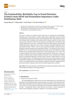 The Explainability–Reliability Gap in Fraud Detection: Evidence from SHAP and Permutation Importance Under Distribution Shift
