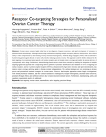 Receptor Co‑targeting Strategies for Personalized Ovarian Cancer Therapy