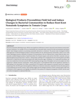 Biological Products Precondition Field Soil and Induce Changes in Bacterial Communities to Reduce Root-Knot Nematode Symptoms in Tomato Crops
