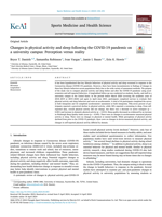 Changes in physical activity and sleep following the COVID-19 pandemic on a university campus: Perception versus reality