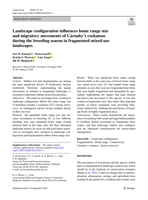 Landscape configuration influences home range size and migratory movements of Carnaby’s cockatoos during the breeding season in fragmented mixed-use landscapes