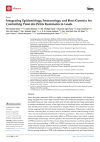 Integrating Epidemiology, Immunology, and Host Genetics for Controlling Peste des Petits Ruminants in Goats