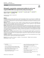 MStargetR: a reproducible, containerised workflow for end-to-end targeted (MRM/SRM) mass spectrometry data processing in R