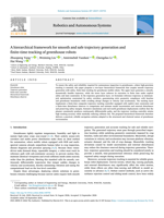A hierarchical framework for smooth and safe trajectory generation and finite-time tracking of greenhouse robots