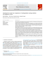Assessing the wound care competence of undergraduate nursing students: An integrative review