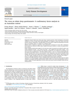 The views on infant sleep questionnaire: A confirmatory factor analysis in an Australian context