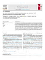 Cat Stress Score and hair cortisol concentrations are not associated with subclinical hypertrophic cardiomyopathy in cats