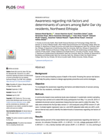 Awareness regarding risk factors and determinants of cancers among Bahir Dar city residents, Northwest Ethiopia