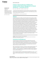 Evidence-Based Laboratory Medicine for Cardiovascular Disease Management in Mental Healthcare: A Literature Review