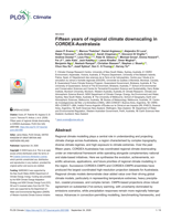 Fifteen years of regional climate downscaling in CORDEX-Australasia
