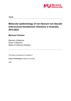 Molecular epidemiology of non-faecium non-faecalis enterococcal bloodstream infections in Australia, 2014-2023